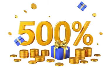 Enter the promo code and get a 500% welcome bonus